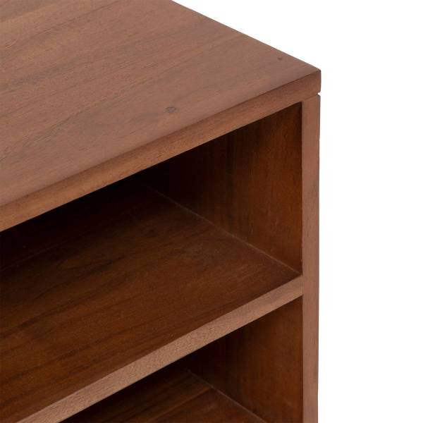 Meuble TV NANDA Marron - Bois massif - 40 x 45 x 147 cm