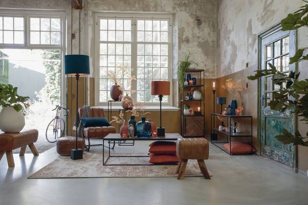 Hocker Ramy Braun - Holzwerkstoff - 31 x 46 x 40 cm