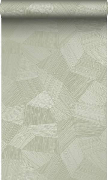 Tapete 347984 Grün - Fleece - 53 x 1005 x 53 cm