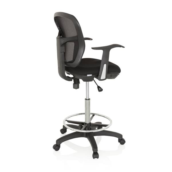 Counterstuhl TOP WORK 108 Schwarz - Polyester - 62 x 137 x 55 cm