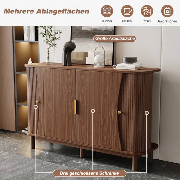 Sideboard Astraios Ⅴ Walnuss