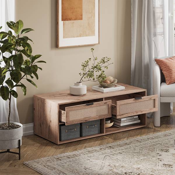Couchtisch Elven 59353 Braun - Holzwerkstoff - 120 x 44 x 50 cm