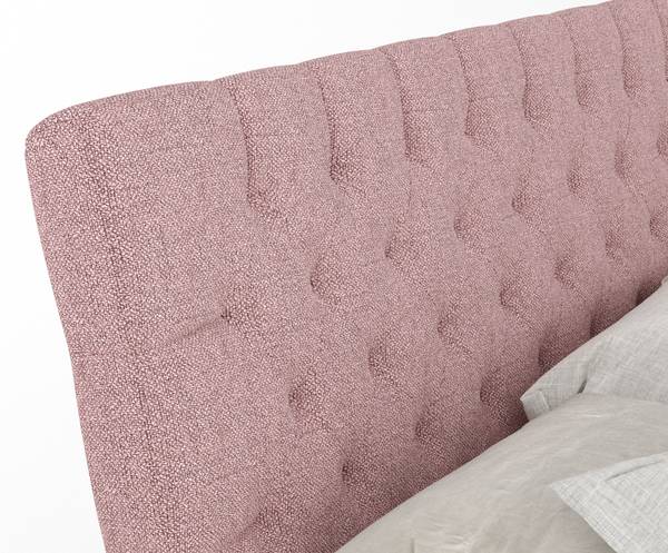 Boxspringbett Seraphine Pink - Liegefläche Breite: 200 cm