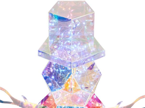 Décoration LED ARCTICA Bambou - 30 x 43 x 19 cm