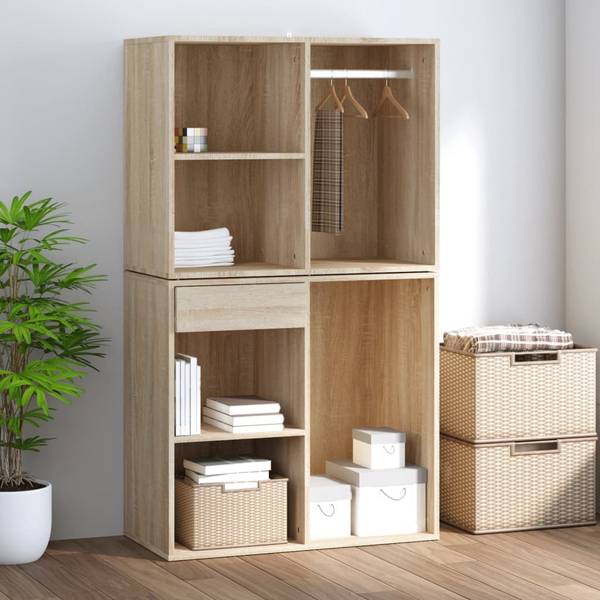 Regal für Schminktisch 3015411 Braun - Holzwerkstoff - 80 x 65 x 40 cm