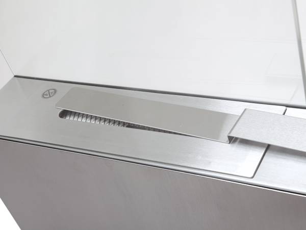 Bioethanol-Kamin CLIO Silber - Metall - 45 x 137 x 50 cm