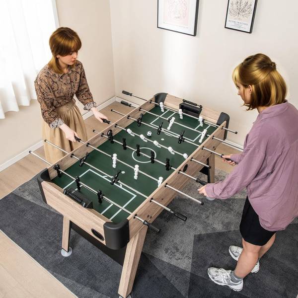 Tischkicker GK32218ZMDE Braun - Kunststoff - 68 x 83 x 138 cm