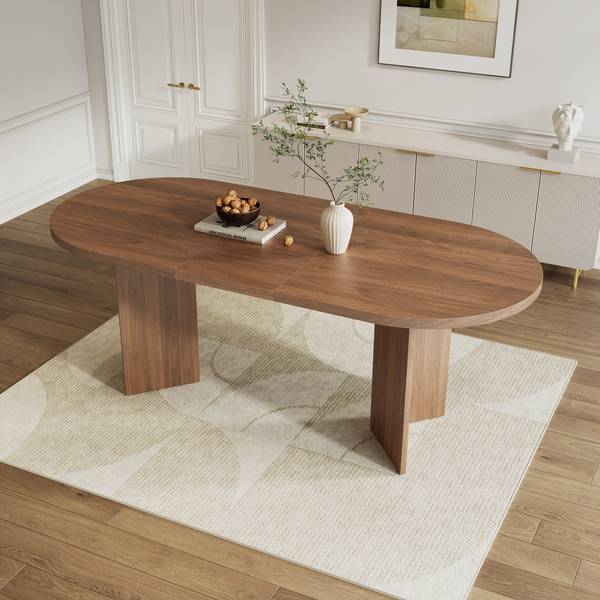 Esstisch CHANMU316 Ⅰ Walnuss Dekor - 90 x 200 cm