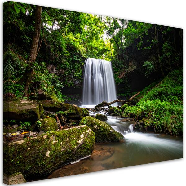 Wandbild Fluss 90 x 60 cm