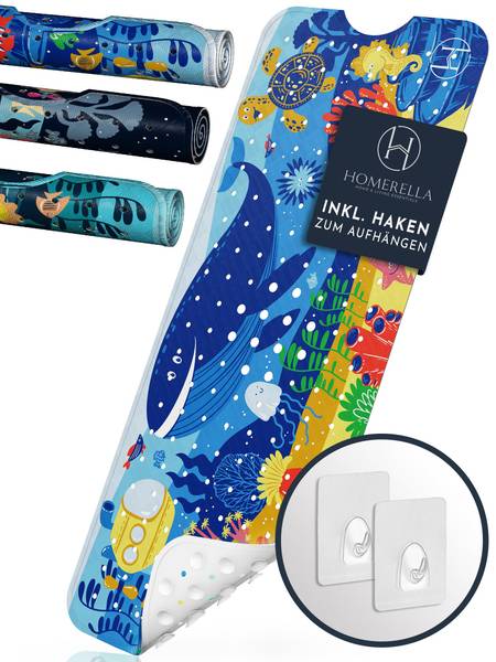 Badewannenmatte Ocean Friends Blau