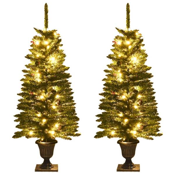 Weihnachtsbaum 3030853 (2er Set) Grün - Vinyl - 65 x 120 x 65 cm