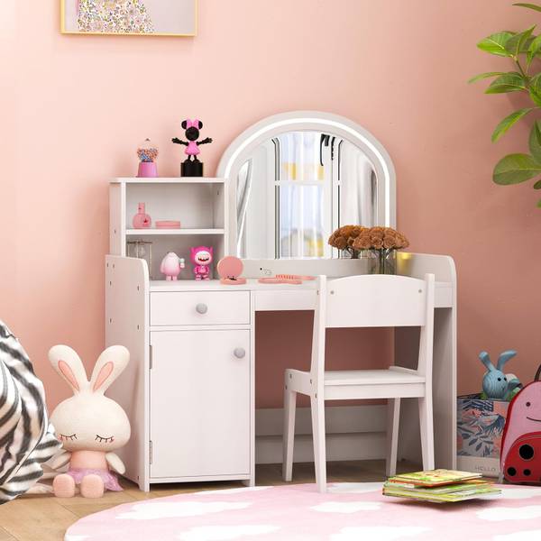 kaptafel TK32382ITNL wit - plaatmateriaal op houtbasis - 41 x 94 x 80 cm