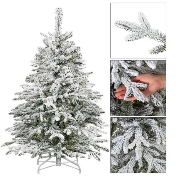 Künstlicher Christbaum CT0223 Weiß - PVC - 90 x 150 x 90 cm