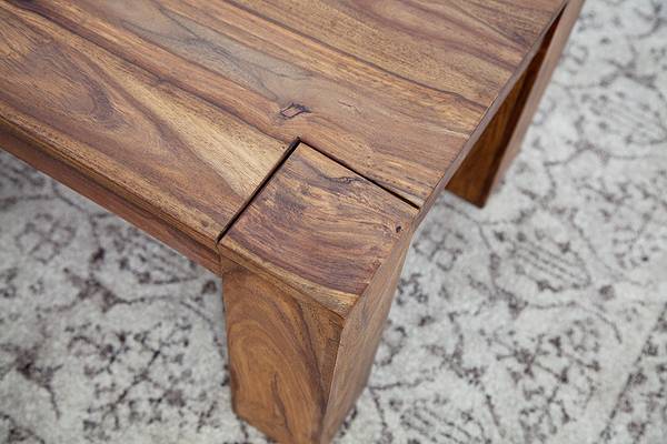 Couchtisch MAKASSAR Braun - Sheesham - 100 x 40 x 50 cm