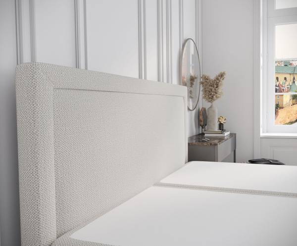 Boxspringbett Tribeca Creme - Liegefläche Breite: 120 cm