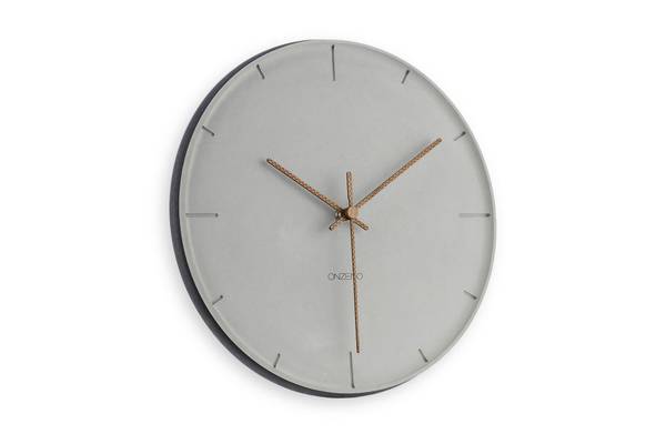 Wanduhr Wanduhren Yod Grau - Holzwerkstoff - 29 x 29 x 2 cm