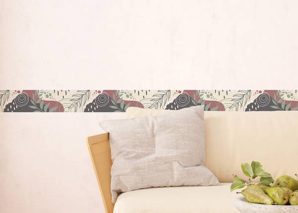 Tapetenbordüre 601673 Beige - Papier - 500 x 10 x 10 cm