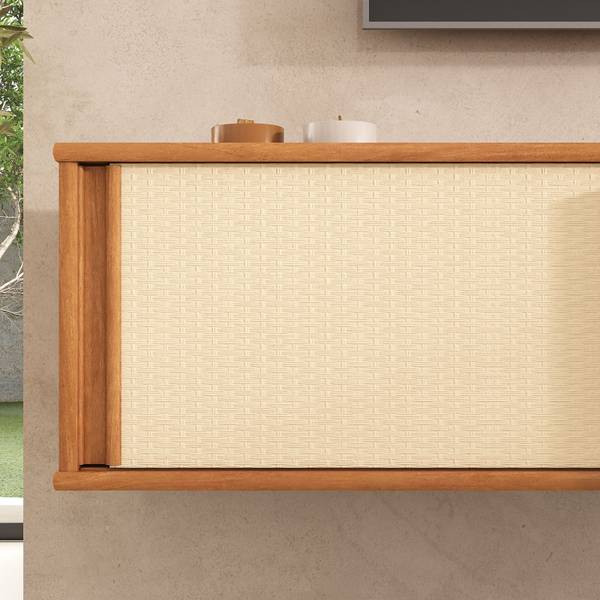 SIMONA lowboard bruin - grenenhout - 175 x 30 x 34 cm