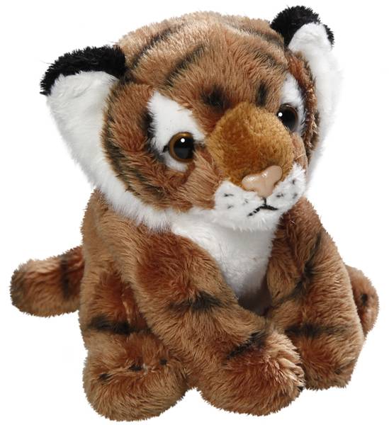 Kuscheltier Tiger Braun - Kunstfell - 6 x 12 x 8 cm