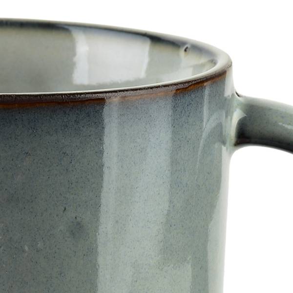 Becher BASIC NATURE Blau - Keramik - 10 x 8 x 8 cm