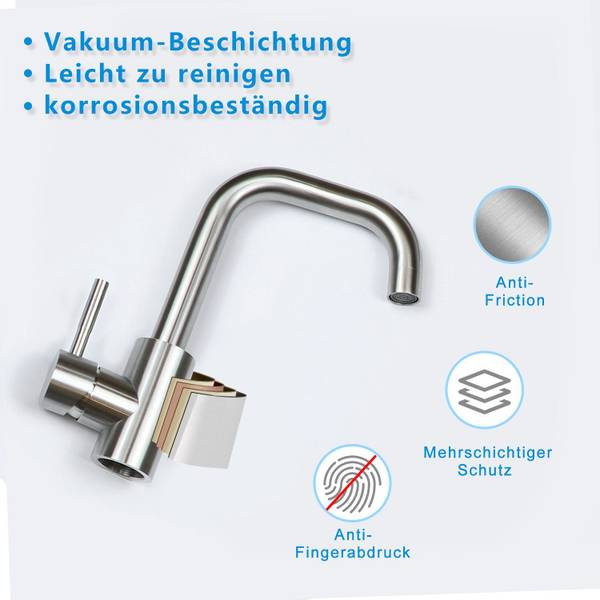 Küchenarmatur Lira Silber