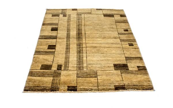 Orientteppich Oriental Gelb - Wolle - 94 x 1 x 147 cm