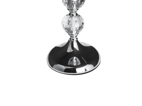 Kerzenständer COTUI Silber - Glas - 13 x 36 x 13 cm