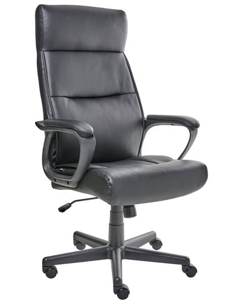 Chefsessel GURU Schwarz - Kunstleder - 65 x 114 x 73 cm
