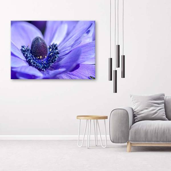 Wandbild blume 100 x 70 cm
