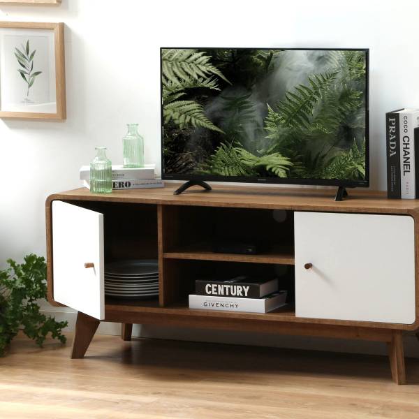 TV-Möbel ALBURA Braun - Holzwerkstoff - 39 x 53 x 129 cm