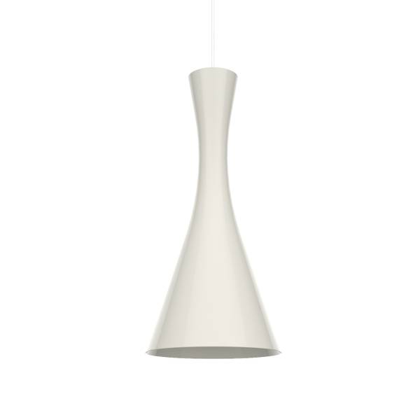 Pendelleuchte Jaqueline Weiß - Durchmesser Lampenschirm: 20 cm