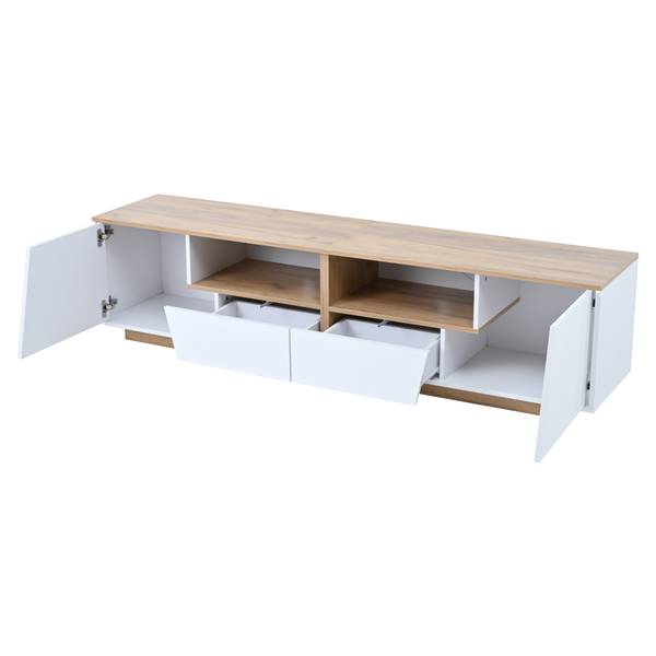 TV-meubel Astraios Ⅰ hout - wit