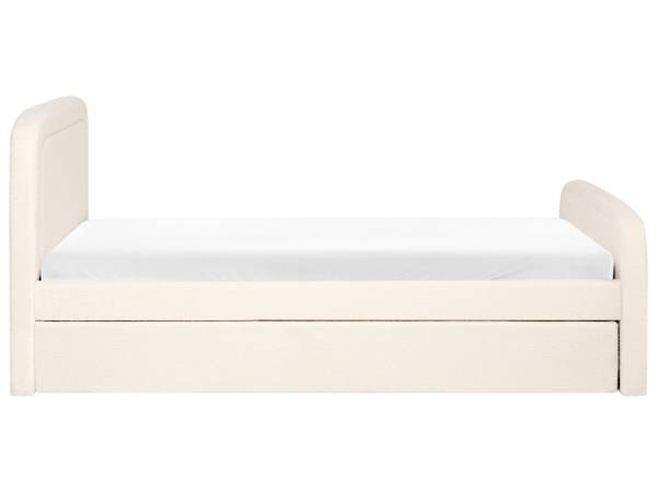 Bett RAYSSAC 3-tlg Beige - Naturfaser - 100 x 96 x 218 cm