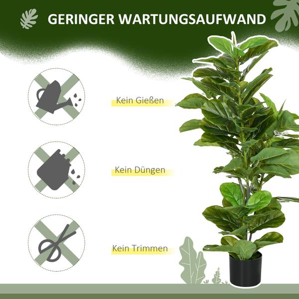 Kunstpflanz 830-804V00GN Grün - Kunststoff - 15 x 110 x 15 cm