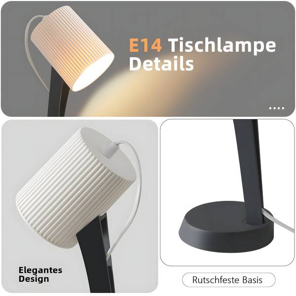 Tischlampen cdkr 2er-Set Grau