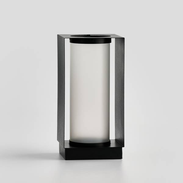 Kerzenständer Abis Schwarz - Metall - 13 x 30 x 15 cm