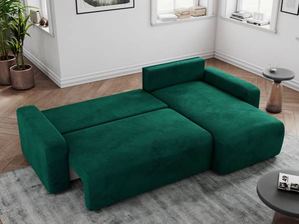 Ecksofa ARGOS L Dunkelgrün