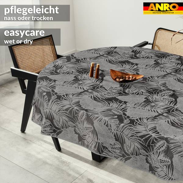 Wachstischdecke Dark-Tropika BO Tiefe: 240 cm