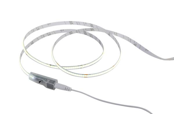 LED-Strip HOCH Weiß - Kunststoff - 1 x 1 x 1 cm
