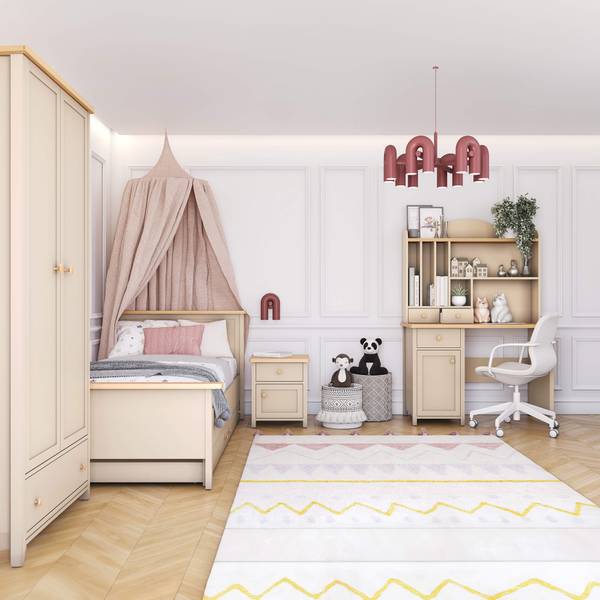 Spielzeugkisten STORY 10 Beige - Eiche Dekor