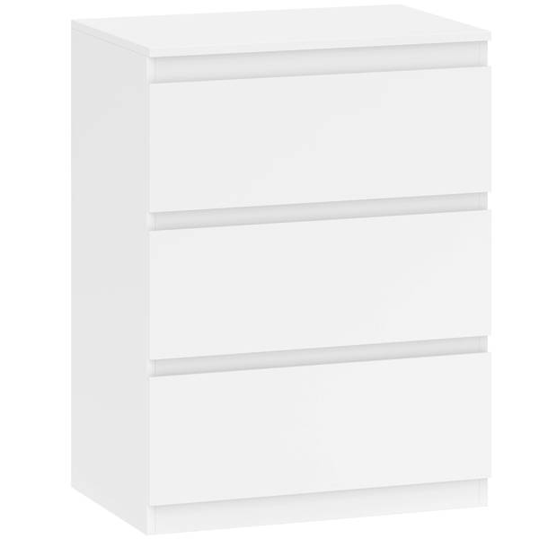 Kommode 83D-119V90WT Weiß - Holzwerkstoff - 40 x 79 x 60 cm