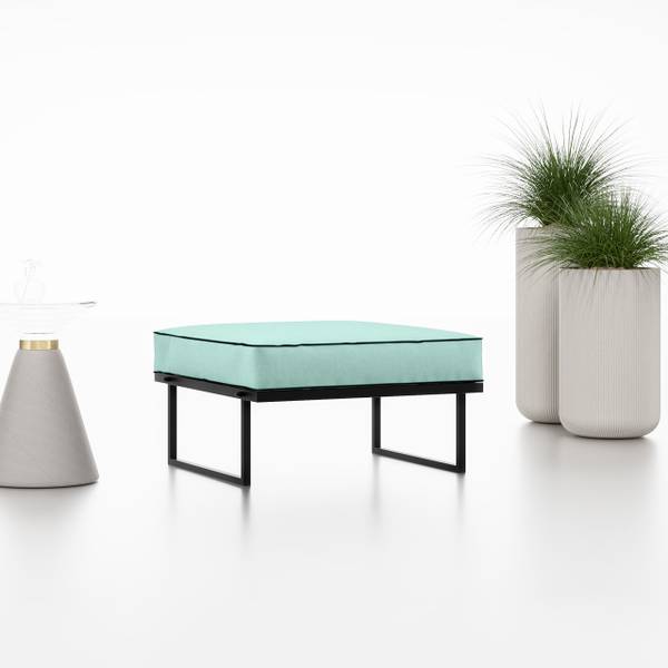 Pouffe GARTEN Türkis