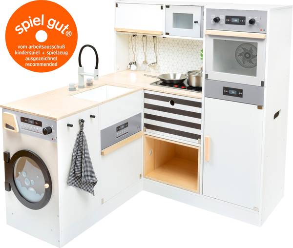Kinderküche modular XL Weiß - Holzwerkstoff - 82 x 83 x 84 cm