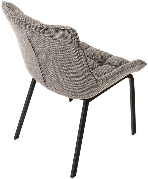 Wohnzimmerstuhl Saranda 4er Set Steingrau