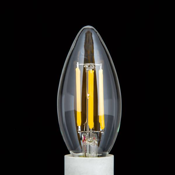 LED Kerze E14 Durchsichtig