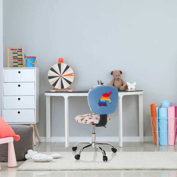 Kinderdrehstuhl KID BUBBLE Strukturstoff - 50 x 89 x 50 cm