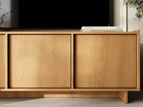 TV-Schrank AZUMI Braun - ABS - 147 x 55 x 39 cm