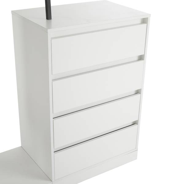 Garderoben-Set Emma Weiß - Holzwerkstoff - 140 x 135 x 38 cm