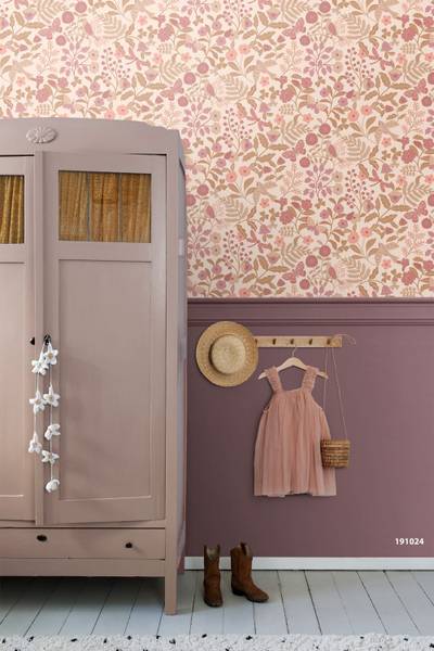 Tapete 132230 Pink - Papier - 50 x 900 x 50 cm