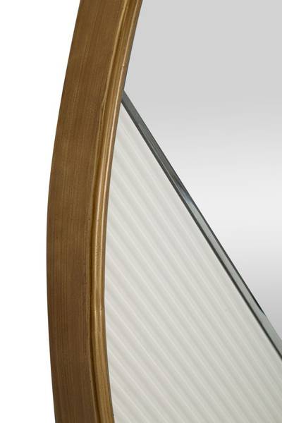 Spiegel Tolosa wit - massief hout - 4 x 80 x 80 cm